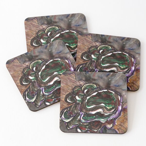 Item preview, Turkey Tail Mushrooms 1 designed and sold by Isabelle Herring.