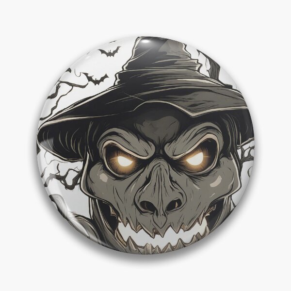 Artikelvorschau, Spooky Halloween Pumpkin Art - Creepy Jack-o'-Lantern Design entworfen und verkauft von The-Library.