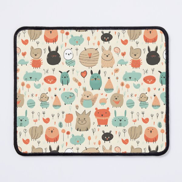Item preview, Cute cartoon animals seamless pattern 02 designed and sold by Malalod.
