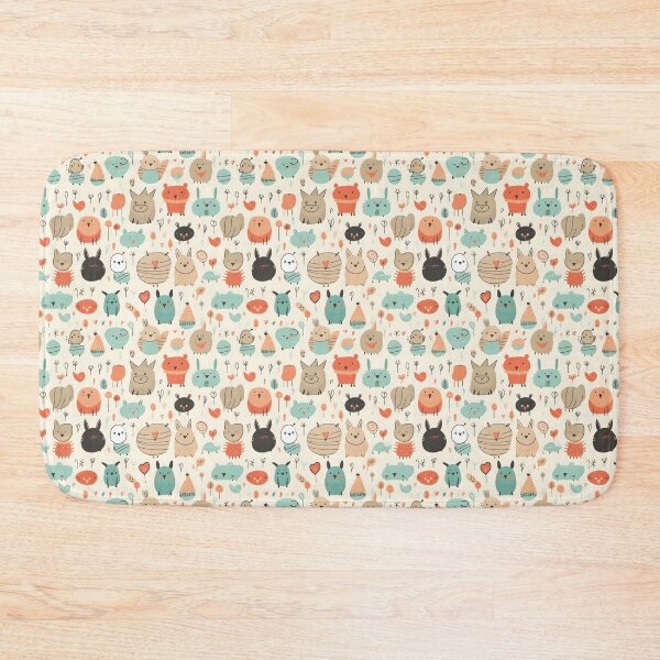 Item preview, Cute cartoon animals seamless pattern 02 designed and sold by Malalod.