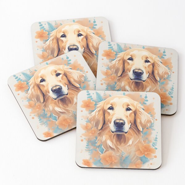 Item preview, golden retriever designed and sold by DarkSavant138.