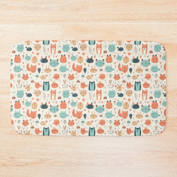 Item preview, Cute cartoon animals seamless pattern 03 designed and sold by Malalod.