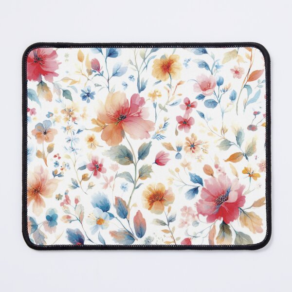 WATERCOLOR FLORAL Mouse Pad