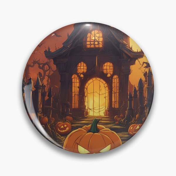 Artikelvorschau, Spooky Halloween Scary Pumpkin - Creepy Jack-O'-Lantern Art entworfen und verkauft von The-Library.
