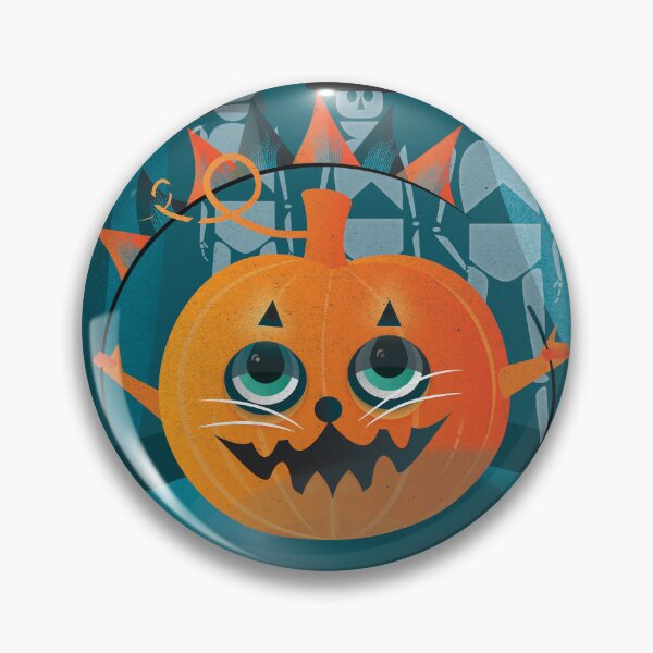 Item preview, Halloween Pumpkin Cat designed and sold by Latoblooms.