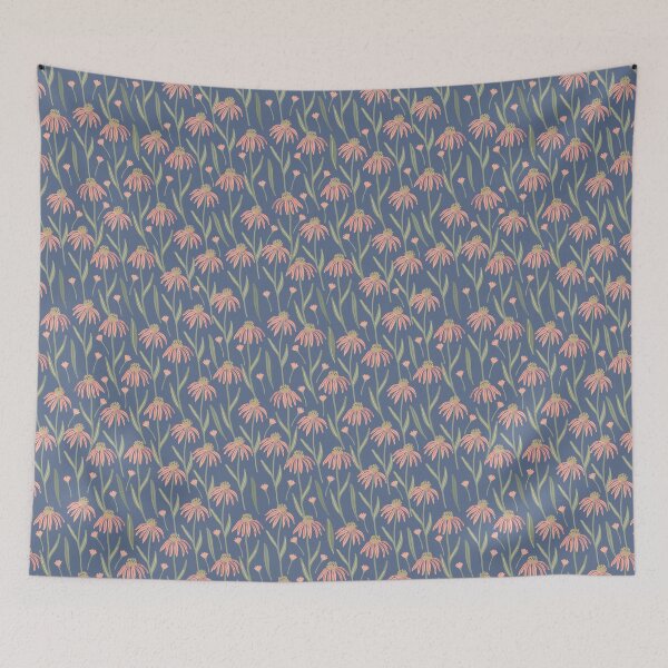 Item preview, Echinacea purpurea Coneflower Pattern designed and sold by Wordsmith-Wear.