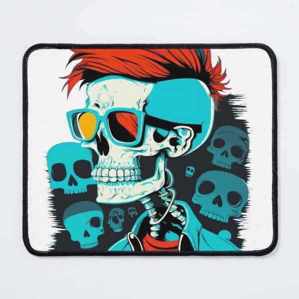 Item preview, Stylish Hipster Skeleton Pop Art Design designed and sold by GrimAndGrind.