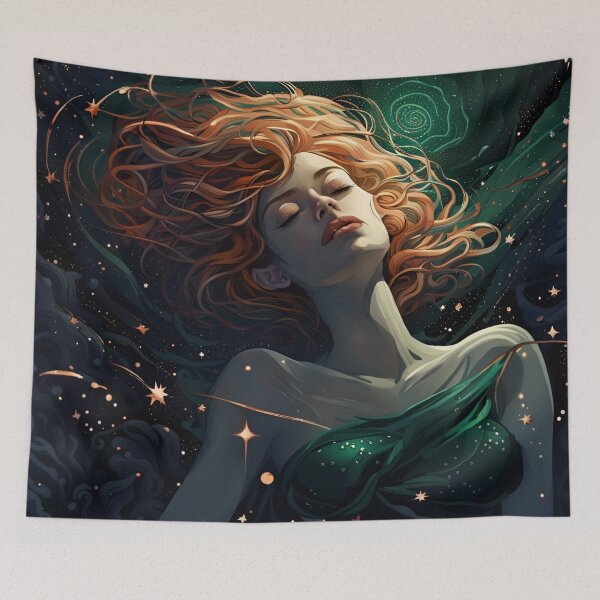 Item preview, Sleeping in the realm of space designed and sold by sutterystory.
