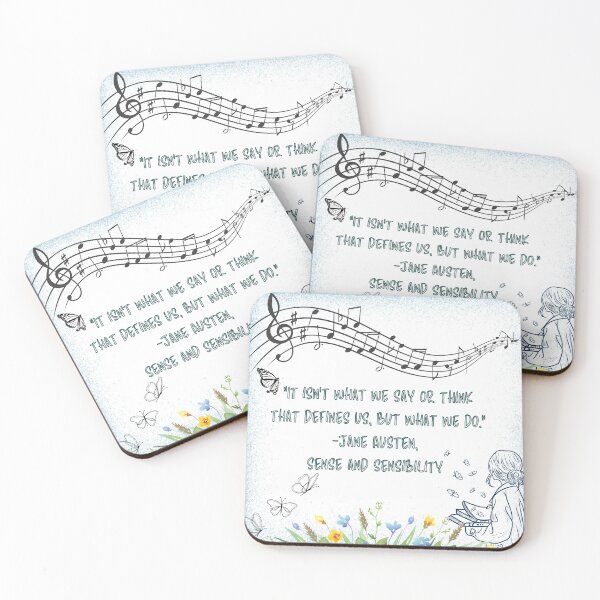 Item preview, Jane Austen Sense and Sensibility  designed and sold by BookishDesignsbyJade .