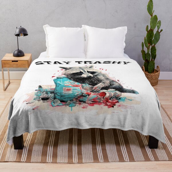Item preview, Raccoon - stay trashy designed and sold by GalaxyExplorers.