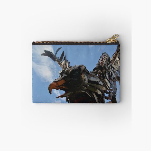 Item preview, Wings of Steel: Majestic Metal Bird Statue designed and sold by ReplyGirl.