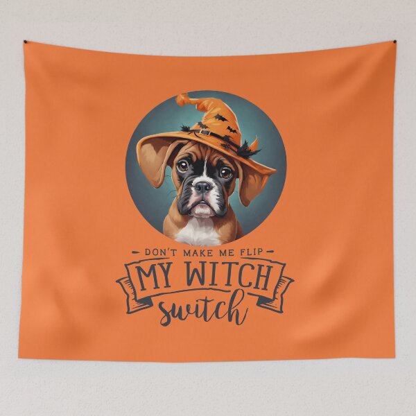 Item preview, AI generated| Boxer| Halloween Witch designed and sold by Twinmommy Store.