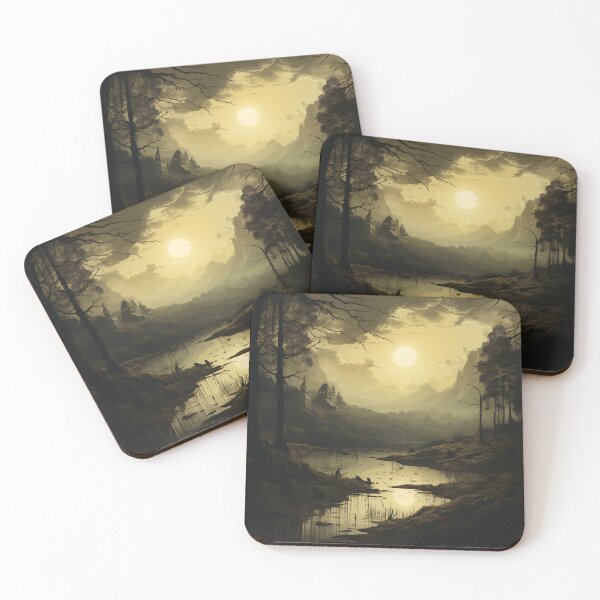 Item preview, Destiny in Shadows: The Enigmatic Landscape of Fate designed and sold by oanaunciuleanu.