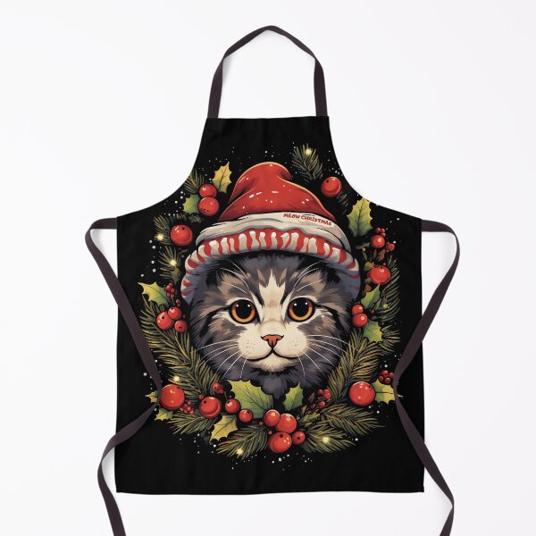Artikelvorschau, Niedliches Meow-Weihnachtsdesign entworfen und verkauft von AMONGIFTS.