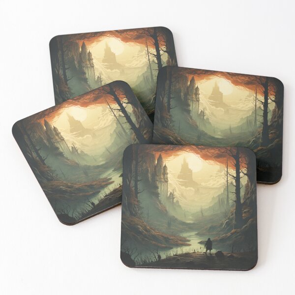 Item preview, Destiny in Shadows: The Enigmatic Landscape of Fate designed and sold by oanaunciuleanu.