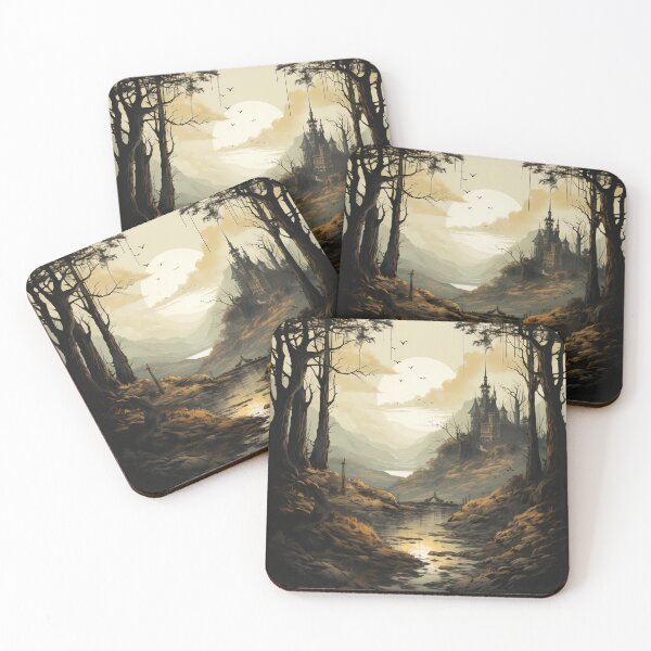 Item preview, Destiny in Shadows: The Enigmatic Landscape of Fate designed and sold by oanaunciuleanu.