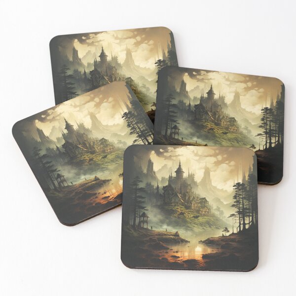 Item preview, Destiny in Shadows: The Enigmatic Landscape of Fate designed and sold by oanaunciuleanu.