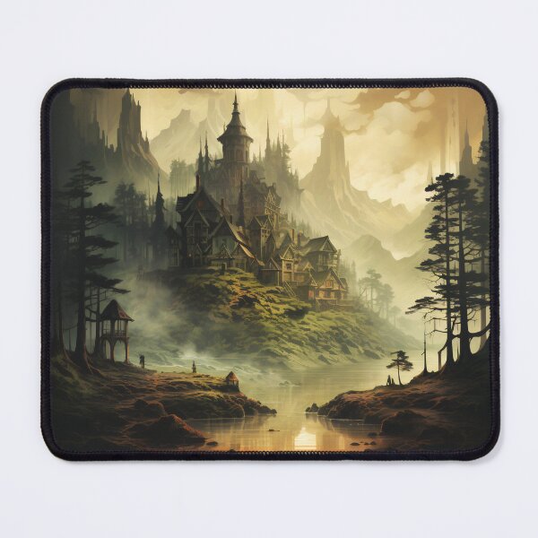 Item preview, Destiny in Shadows: The Enigmatic Landscape of Fate designed and sold by oanaunciuleanu.