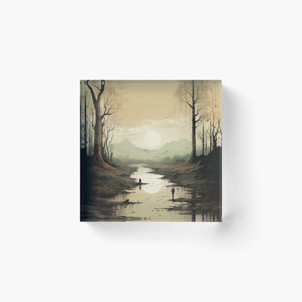 Item preview, Destiny in Shadows: The Enigmatic Landscape of Fate designed and sold by oanaunciuleanu.