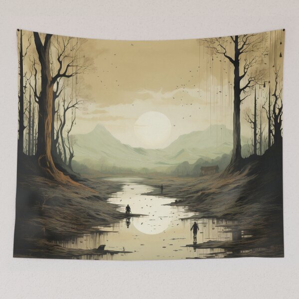 Item preview, Destiny in Shadows: The Enigmatic Landscape of Fate designed and sold by oanaunciuleanu.