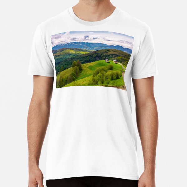 gorgeous countryside in Carpathian mountains Premium T-Shirt
