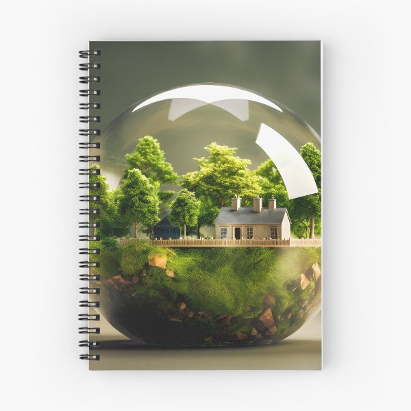 Item preview, Surreal house inside a glass sphere designed and sold by soulofalion.