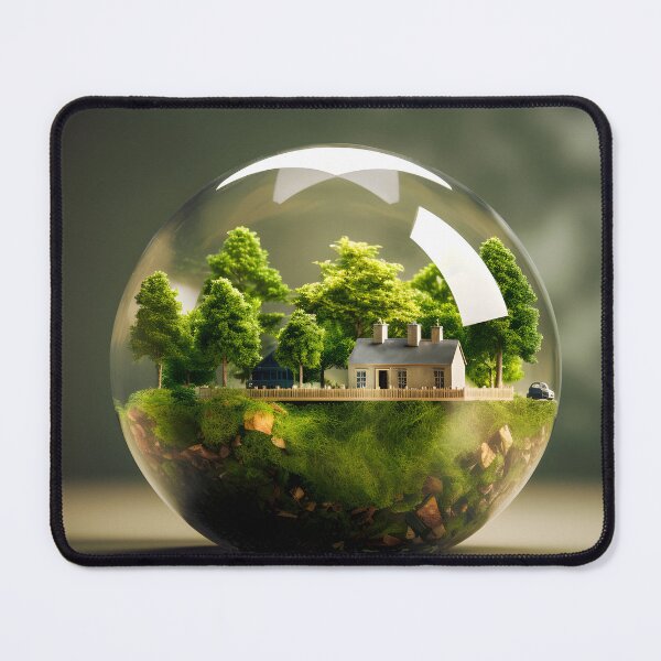 Item preview, Surreal house inside a glass sphere designed and sold by soulofalion.