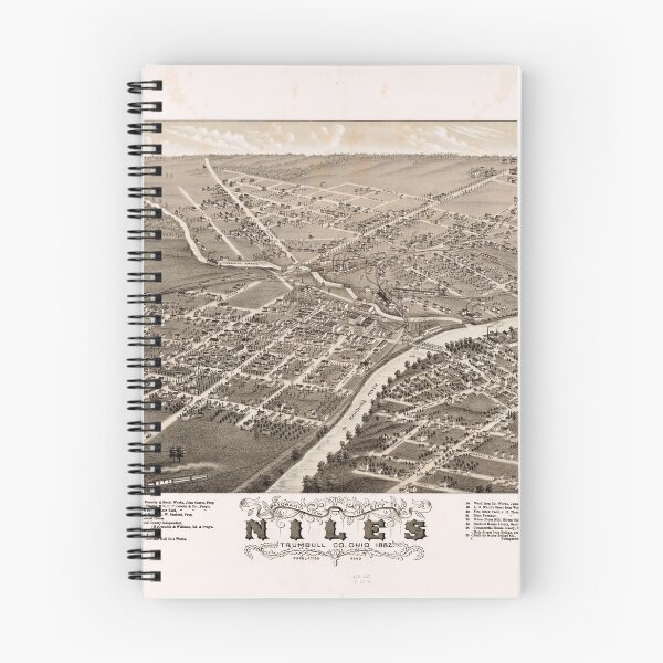 Item preview, Niles, Ohio (1882) designed and sold by allhistory.
