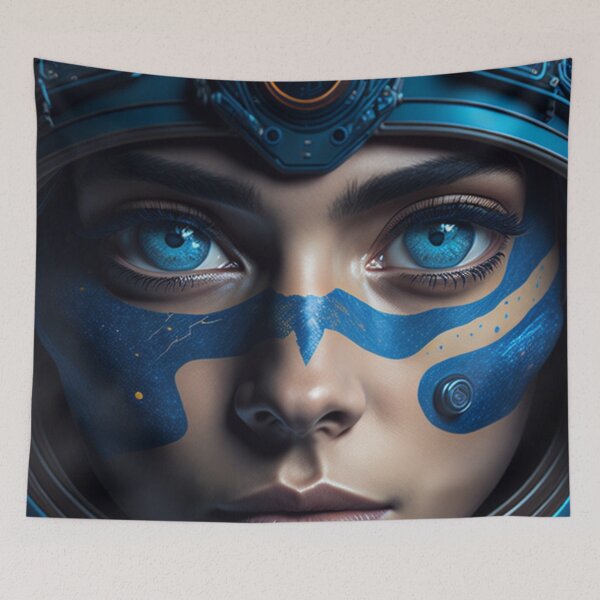 Item preview, Blue cosmonaut designed and sold by jsebouvi.