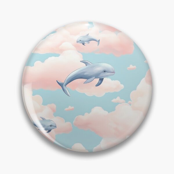 Item preview, Dolphins on sky #2 designed and sold by D-CuteArt.
