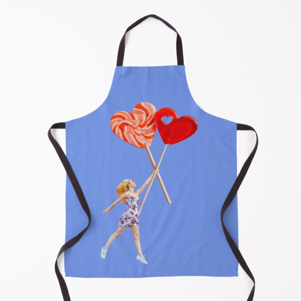 Item preview, One-of-a-Kind Surreal Collage Art Print - My Heart's Desire Solo in Blue: A Stunning Symbol of Love for a Special Someone designed and sold by GollyWillikers.