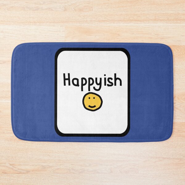 Item preview, Happyish with Smiley Face Sign designed and sold by ellenhenry.