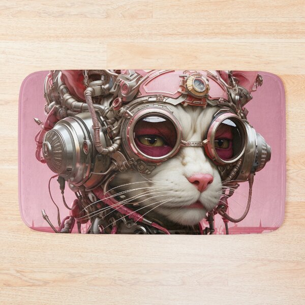 Item preview, Cat wearing goggles and headphones designed and sold by soulofalion.