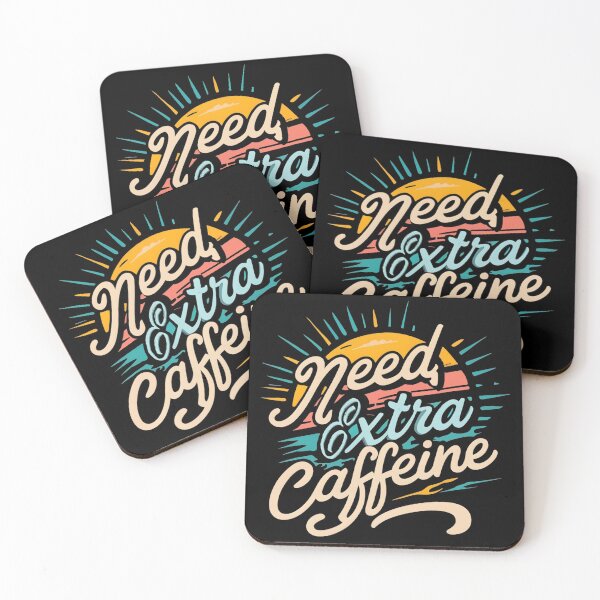 Item preview, Need Extra Caffeine, Retro  designed and sold by nicestr.