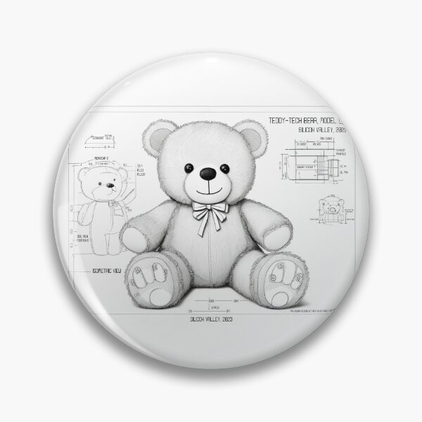 Item preview, Teddy-Tech Bear designed and sold by NickTaroDesign.
