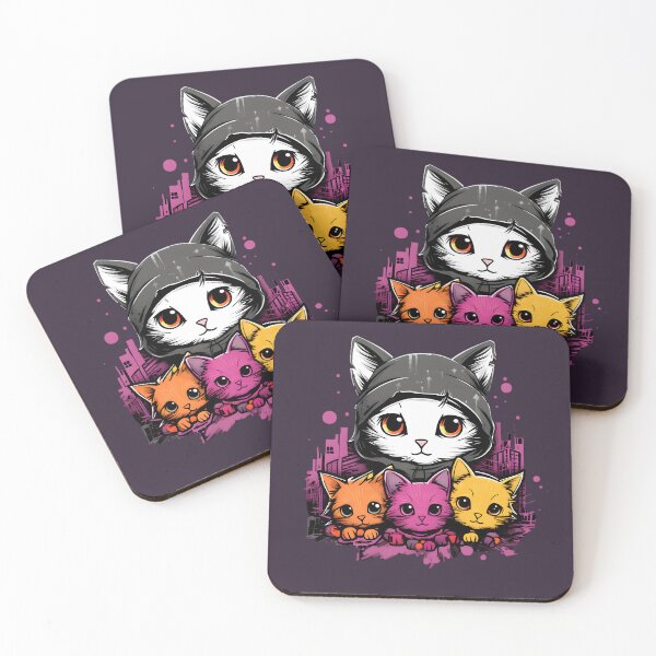 Item preview, Kawaii street cats designed and sold by Trendy-Artistry.