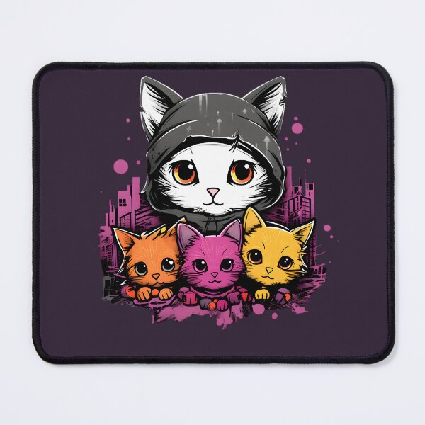 Item preview, Kawaii street cats designed and sold by Trendy-Artistry.