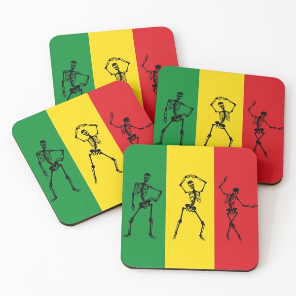 Artikelvorschau, Tanzende Skelette Rasta entworfen und verkauft von Remek-Design.