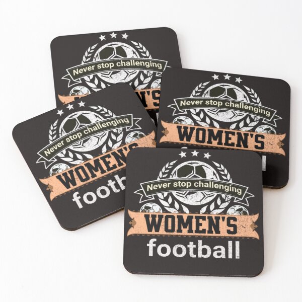 Item preview, never stop challenging women's football designed and sold by jonmobo.