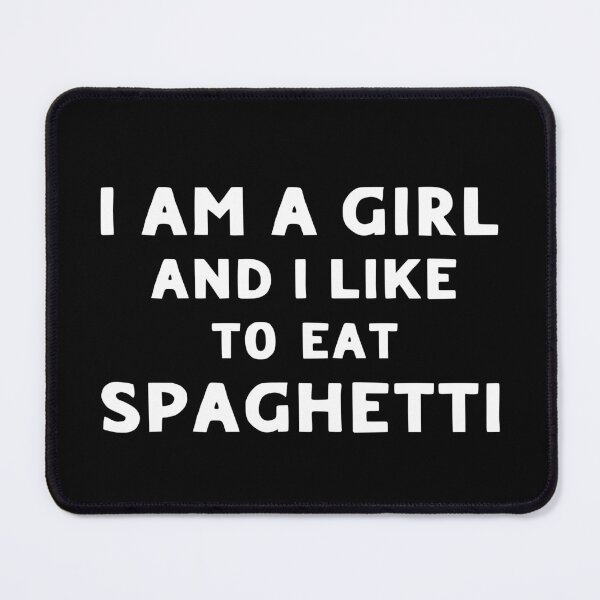 Item preview, Girl Eating Spaghetti designed and sold by LudwikeArts.