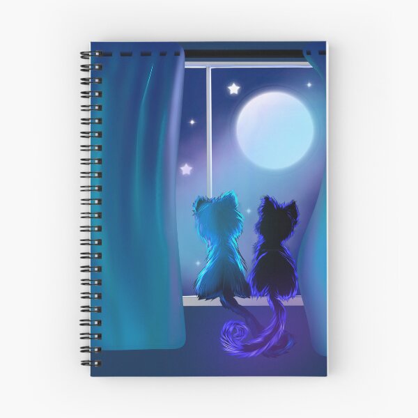 Item preview, Kittens in Moonlight  designed and sold by Ferelwing.