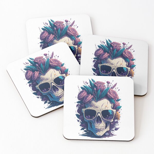 Item preview, Floral Skull | C02 designed and sold by Carbon | Studio.