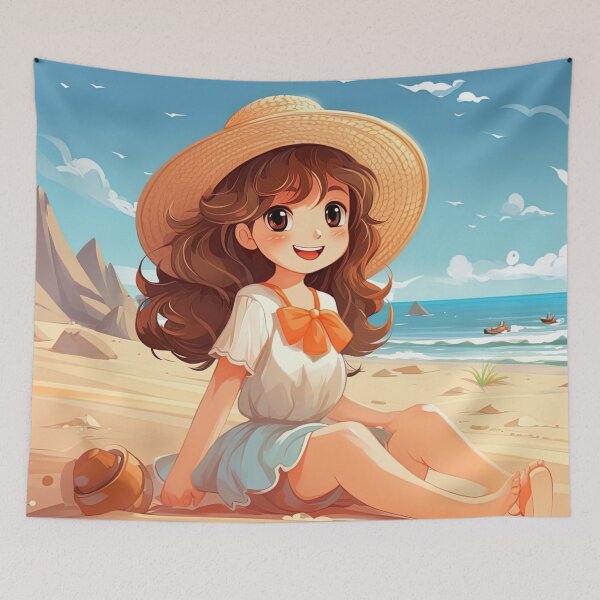 Item preview, Beach | cute style designed and sold by ComicsFactory.