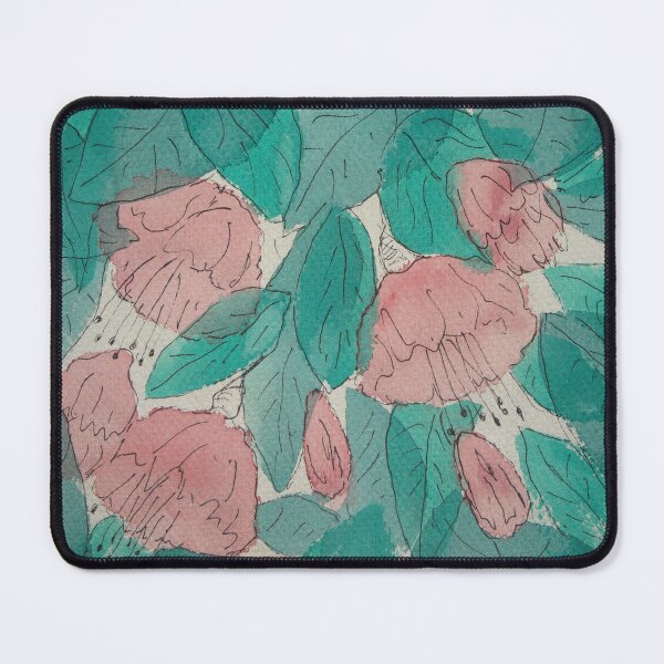 Item preview, unique contempory floral pattern designed and sold by pollywolly.