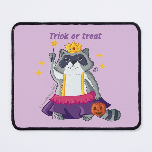 Item preview, Raccoon dressed as a magical princess, Halloween designed and sold by gisselldrawn.