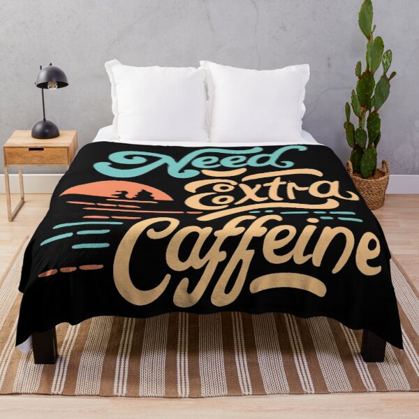 Item preview, Need Extra Caffeine, Typography designed and sold by nicestr.