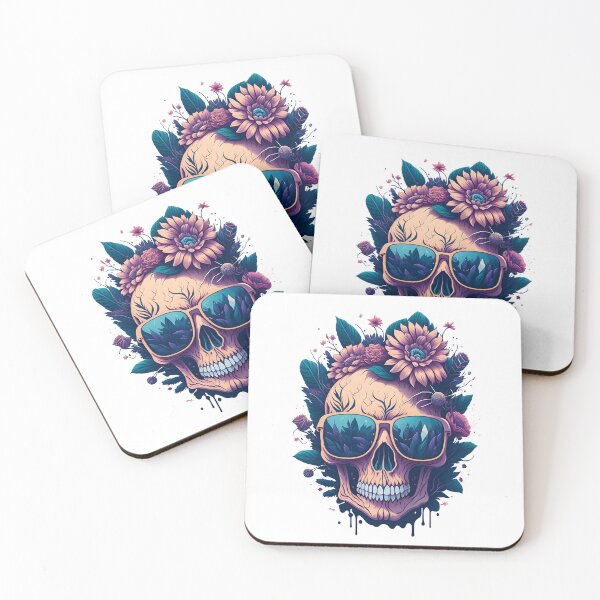 Item preview, Floral Skull | C01 designed and sold by Carbon | Studio.