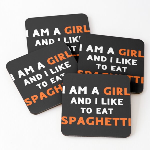 Item preview,  Girl Eating Spaghetti designed and sold by LudwikeArts.