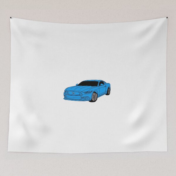 Item preview, Icey Blue Mustang  designed and sold by Kandi Hohenberger.