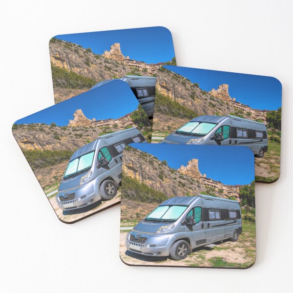Item preview, Campervan Parked in Spanish Aire by Hilltop Castle Frias Spain designed and sold by acceleratorhams.